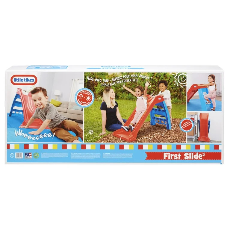 Little Tikes First Slide, Easy Set Up Playset, Indoor Outdoor Backyard, Easy to Store, Toy for To... | Walmart (US)