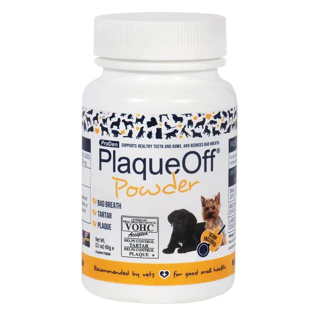 ProDen PlaqueOff Powder Dog & Cat Supplement, 60g bottle | Chewy.com
