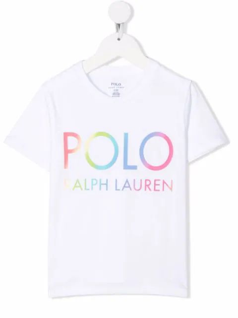 multicolour-logo printed T-shirt | Farfetch Global