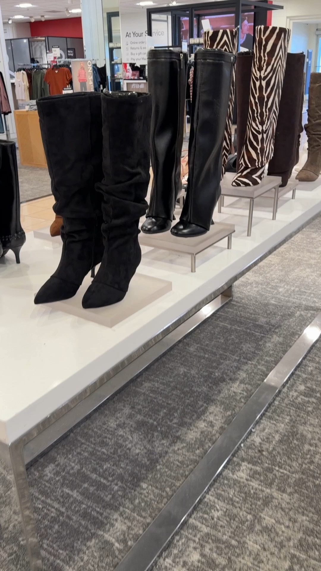 @macys boots are stepping in necks for the fall!!! And they are on sale. My boot game is going to so good for the winter.

#LTKootd #LTKgrwm #LTKSaleAlert