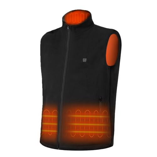 Dr. Prepare Heated Vest for Men Women, Unisex Warming Heated Fleece Vest, Lightweight USB Smart Electric Heated Jacket with Adjustable Size for Hiking Hunting (Battery Pack Not Included), L | Amazon (US)