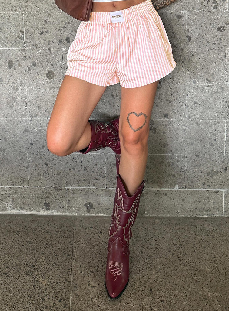 Therapy Clayton Boots Maroon | Princess Polly US