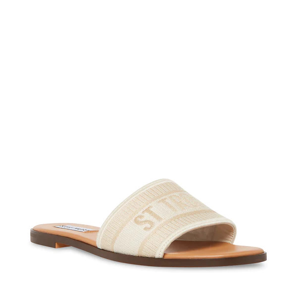KNOX GOLD MULTI SLIDE SANDALS | Steve Madden (US)