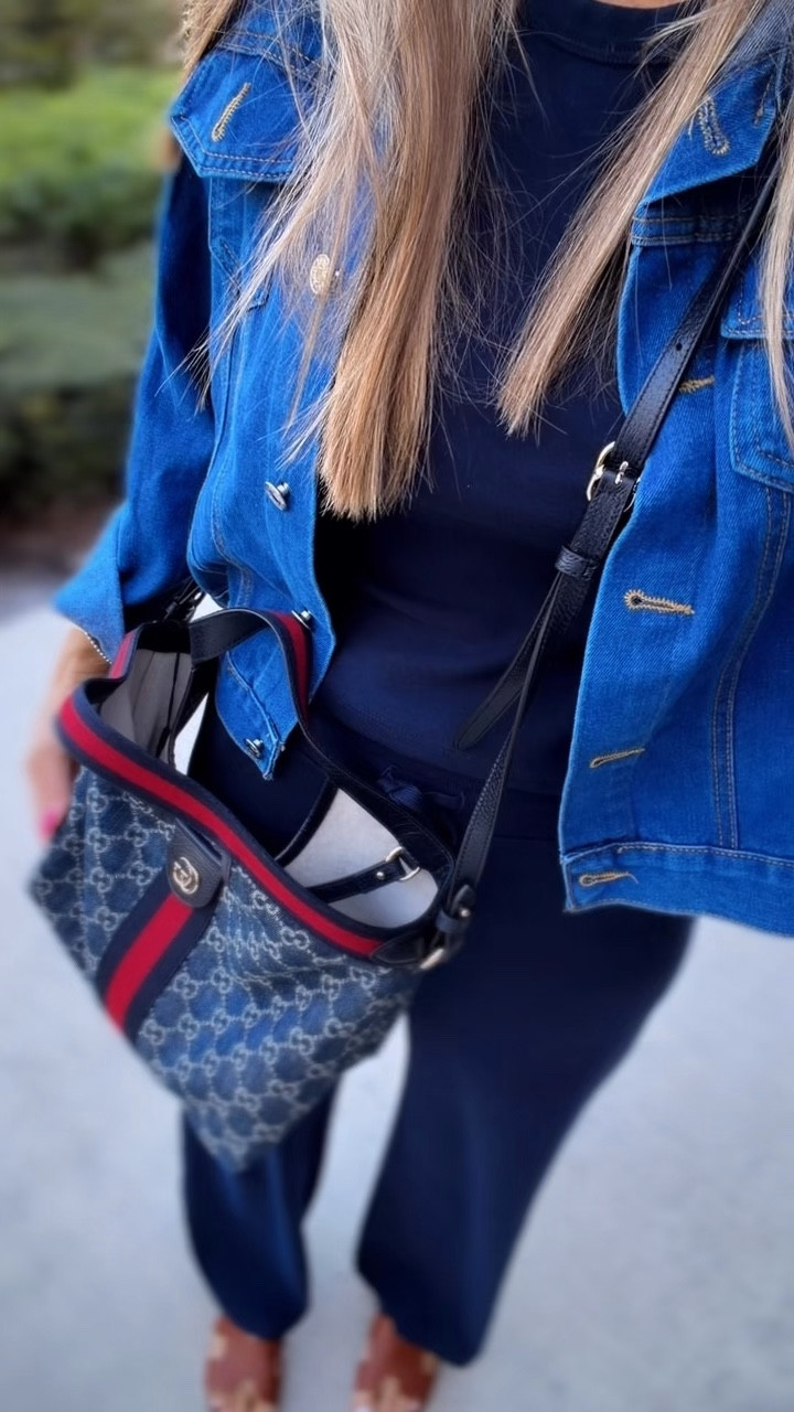 Loving that this denim gucci bag goes with anything!! 💙

#LTKmomlife #LTKdayinmylife #LTKootd