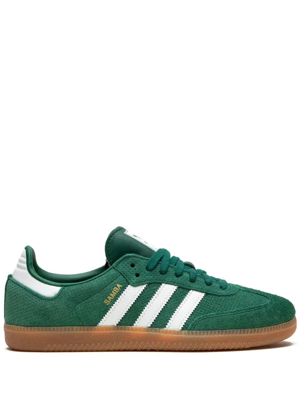 Adidas Samba OG "Core Green/Core White/Gum" Sneakers - Farfetch | Farfetch Global