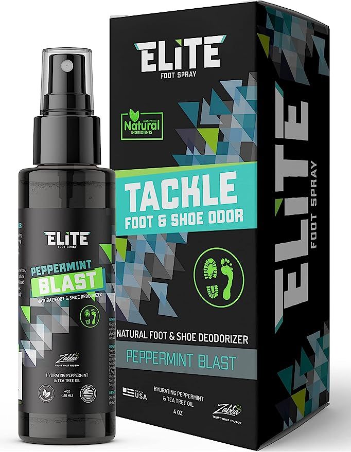 Elite Sportz Shoe Deodorizer - 4 oz Foot Spray and Shoe Odor Eliminator - No More Smelly Shoes or... | Amazon (US)