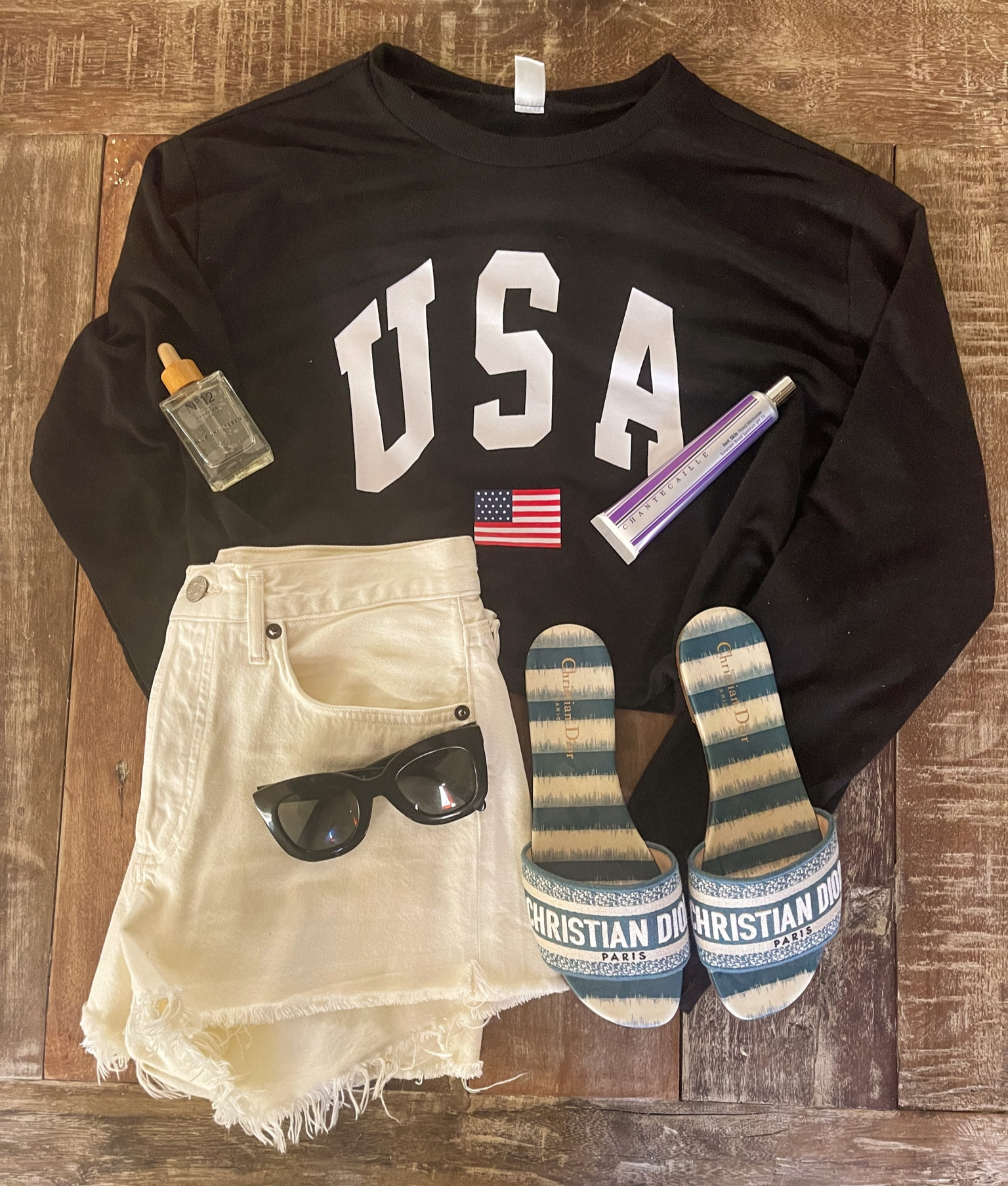 Memorial Day outfit. White shorts. Agolde shorts. Long sleeve USA shirt. Amazon Memorial Day outfit. 4th of July outfit. Summer outfit. ❤️🤍💙🇺🇸

#LTKstyletip #LTKFind #LTKshoecrush