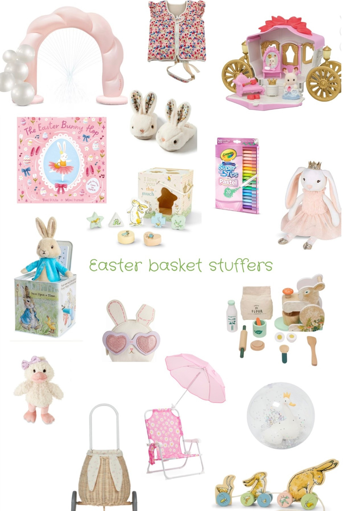 Easter basket stuffer ideas for baby and toddler girls 🐰🌷
easter basket stuffers/ easter basket fillers/ easter basket goodies/ easter book/ easter toys/ baby girl easter/ toddler easter basket/ easter basket for littles

#LTKFamily #LTKKids #LTKBaby
