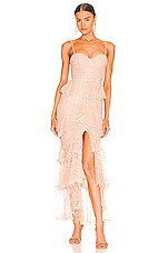 MAJORELLE Zelda Fitz Gown in Nude from Revolve.com | Revolve Clothing (Global)