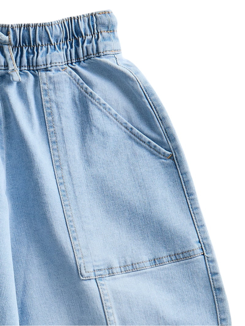 Weekend Academy Girls Barrel Leg Pants, Sizes 5-18 | Walmart (US)