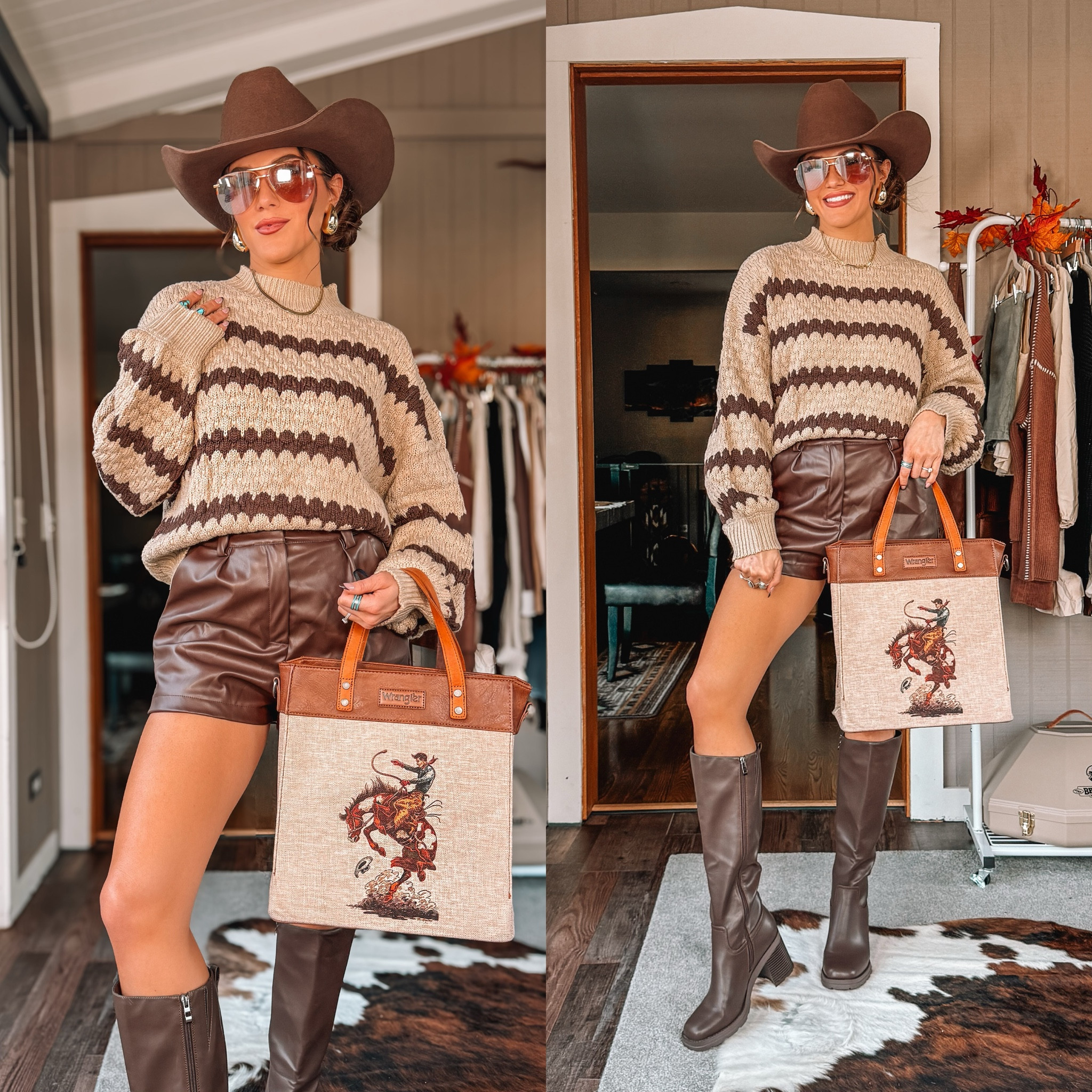 Fall outfit with amazon pieces! The linked band is to crop the sweater! 

Hat: code “CARAK15” for discount! 

#amazonfind #amazonfashion #falloutfit #fallfashion #fall #westernoutfit 

#LTKxPrimeDay #LTKSeasonal #LTKStyleTip