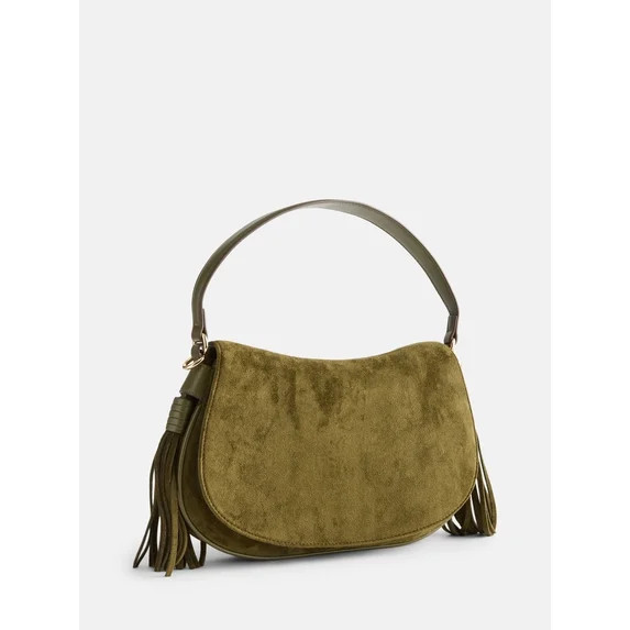 Scenario Women's Saddle Bag, Olive | Walmart (US)