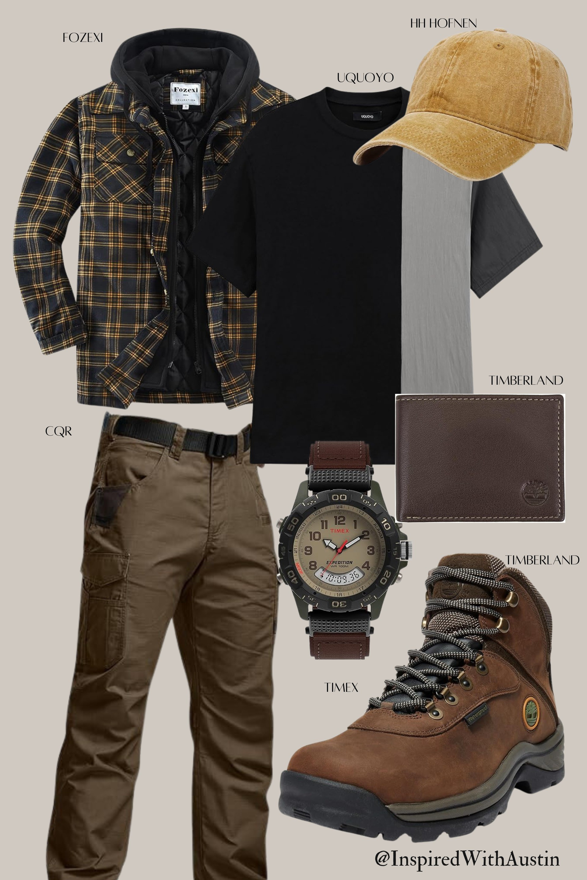 Embrace the rugged essence of autumn with this ensemble that pairs a classic plaid coat with the sturdiness of cargo pants and the reliability of Timberland boots. Whether you're navigating a busy city day or heading out for a weekend adventure, this look ensures you're stylishly equipped for every endeavor. #AutumnRugged #PlaidPower #CargoComfort #TimberlandTough #UrbanAdventurer

#LTKstyletip #LTKbeauty #LTKworkwear