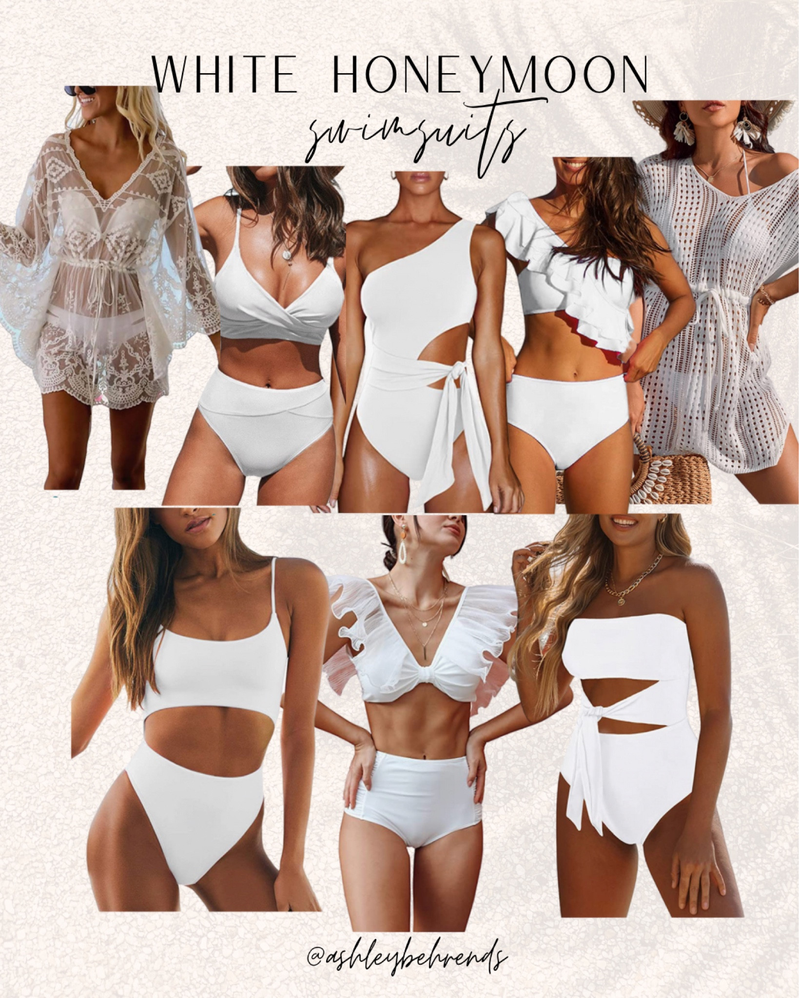 White honeymoon swimsuits 💍🤍👙 
Bikini, one piece, swimwear, two piece, coverup, bridal 
#honeymoon #swimsuits #bikini #swimwear #onepiece #bridal #amazonfashion #affordablefashion

#LTKSeasonal #LTKwedding #LTKswim