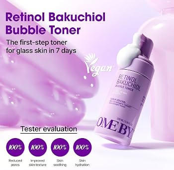 SOME BY MI Retinol Bakuchiol Bubble Toner – 3.4oz, 100ml – Korean Retinol Face Toner for Glas... | Amazon (US)