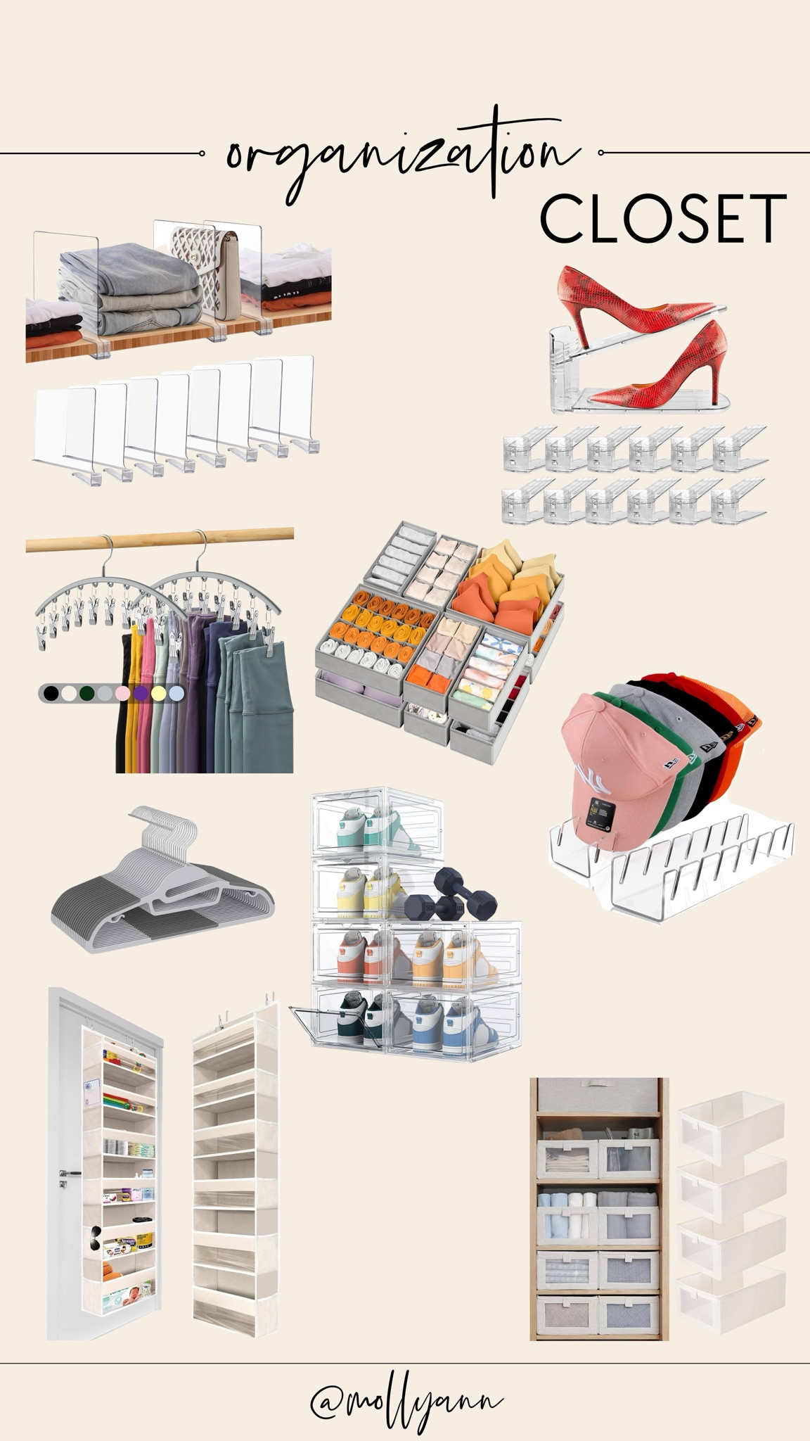 Organization- closet faves!!! All from Amazon! 👏🏼 

#LTKHome #LTKFamily #LTKShoeCrush