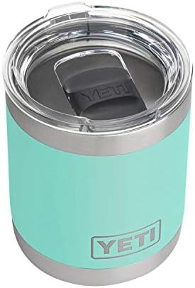 YETI Rambler 10 oz Lowball, Vacuum Insulated, Stainless Steel with MagSlider Lid, Seafoam | Amazon (US)
