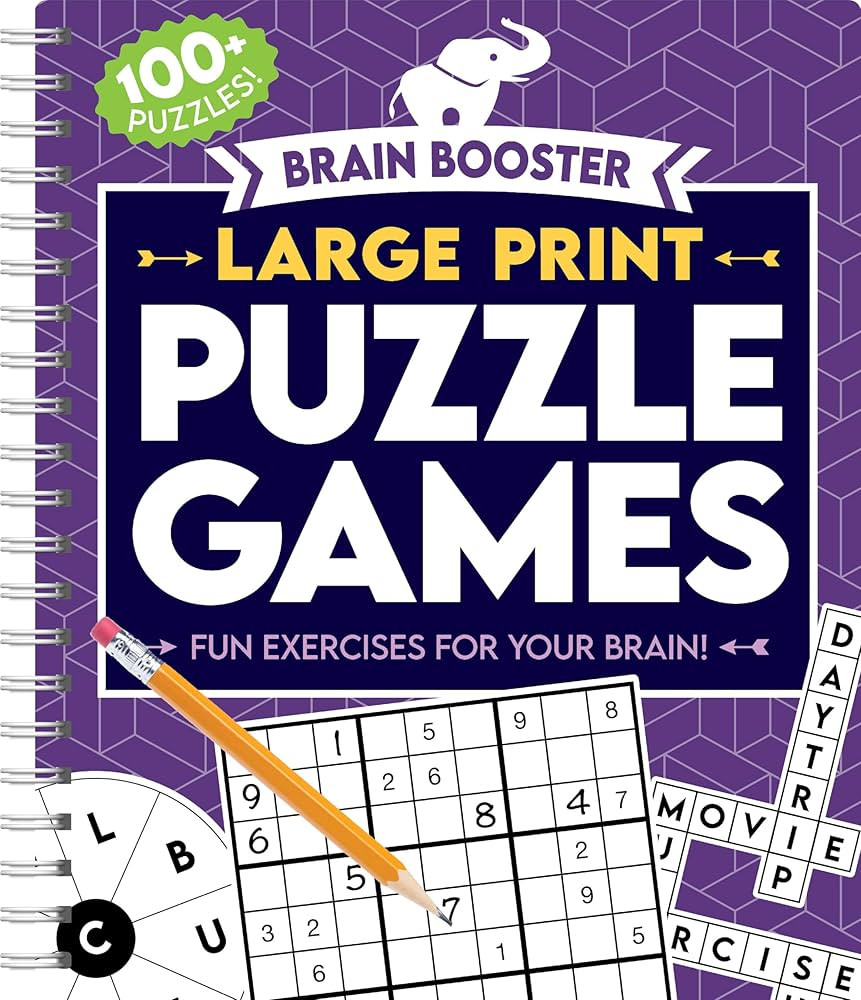 Brain Boosters - Large Print Puzzle Games | Amazon (US)
