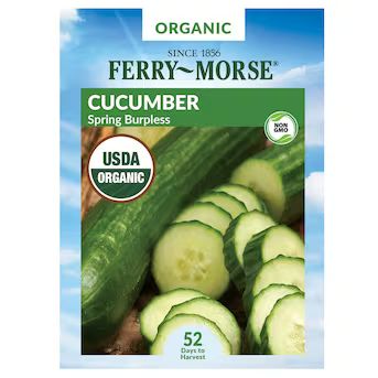 Ferry-Morse Organic 1-Gram Cucumber Burpless Spring Organic Vegetable (Seed Packet) | Lowe's