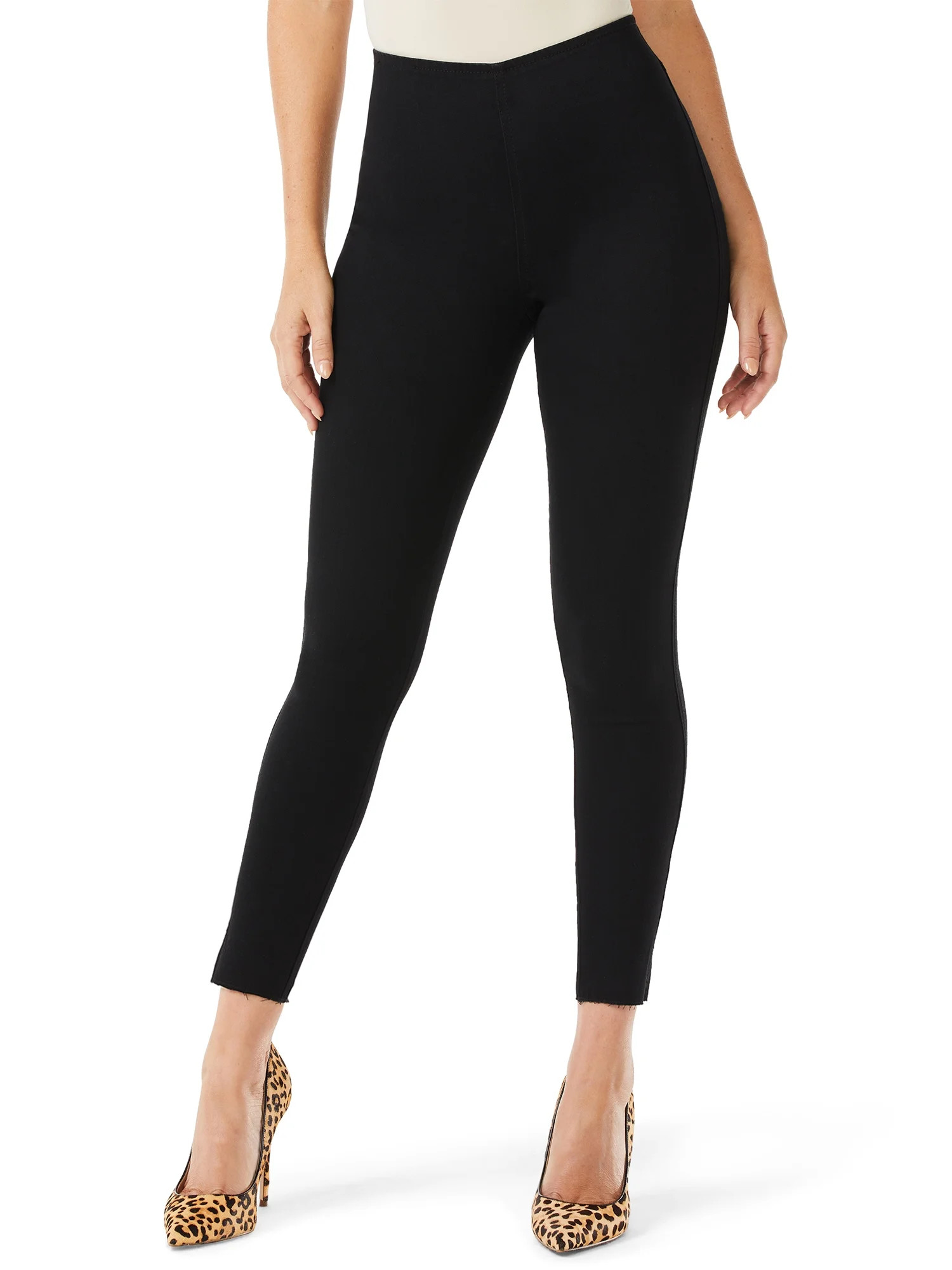 Sofia Jeans by Sofia Vergara Women's Rosa High-Rise Slit Hem Ankle Jegging - Walmart.com | Walmart (US)
