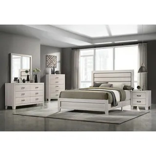 Picket House Furnishings Poppy Queen 3PC Panel Bedroom Set in Gray | Bed Bath & Beyond