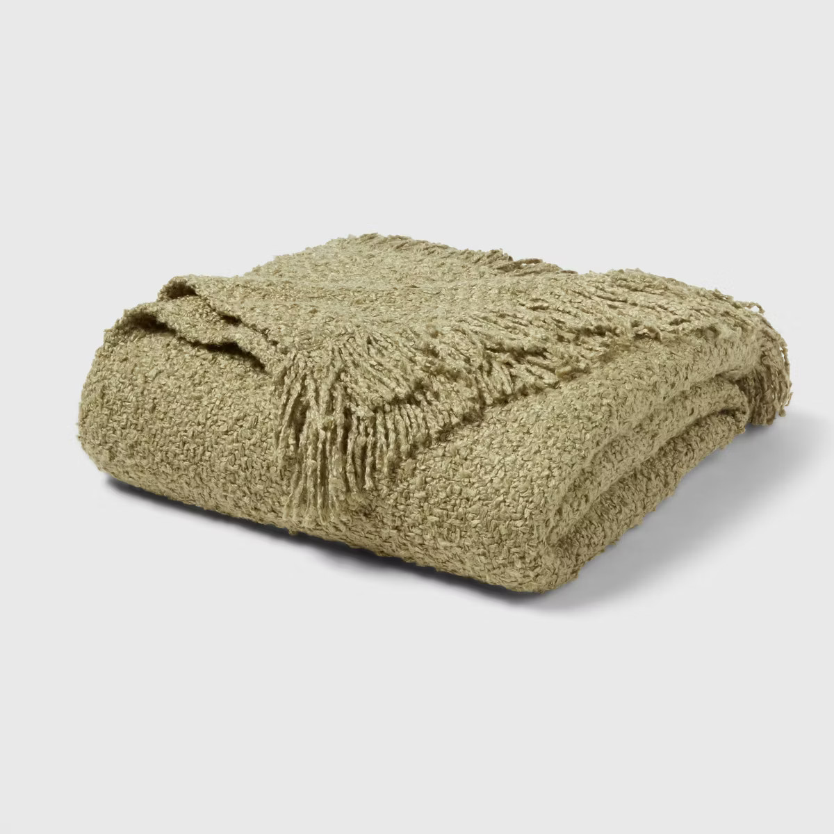 Fringed Boucle Bed Throw - Threshold™ | Target