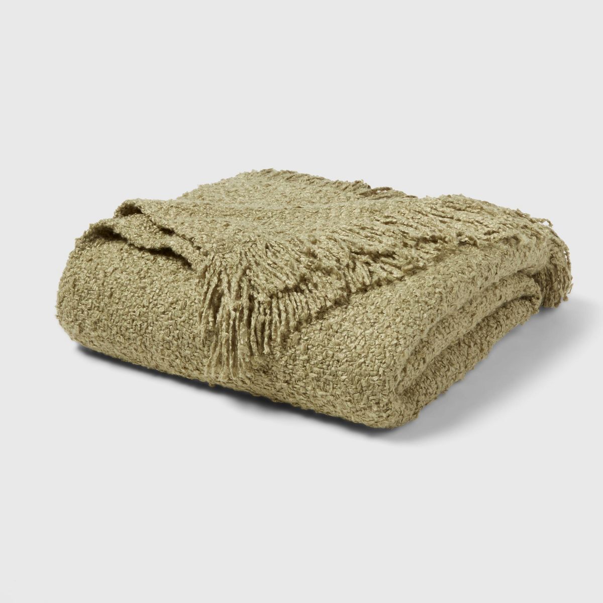 Fringed Boucle Bed Throw - Threshold™ | Target