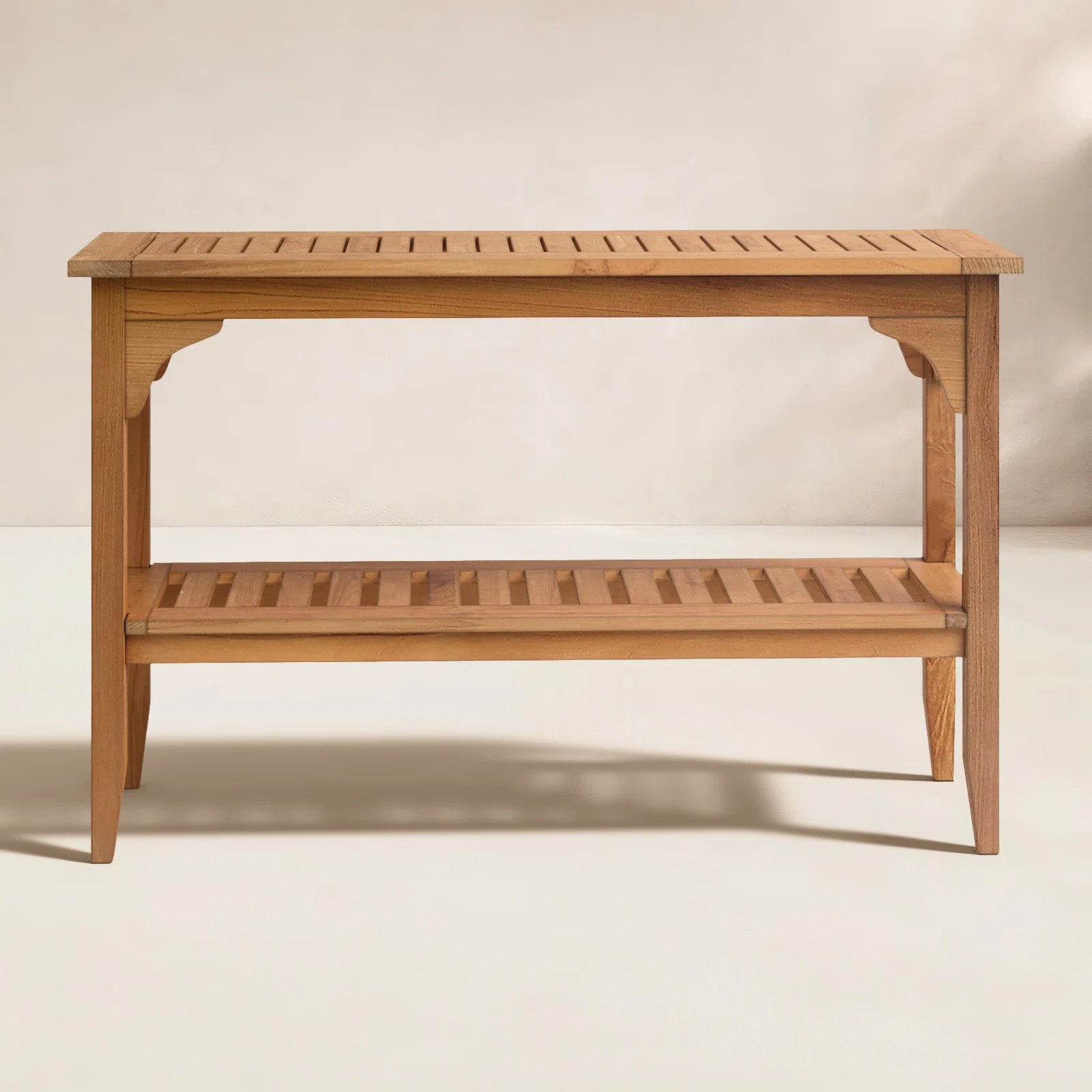 Summerton Rectangular Teak Outdoor Buffet & Console Table , 47.25'' in. W 16'' in. D | Wayfair North America