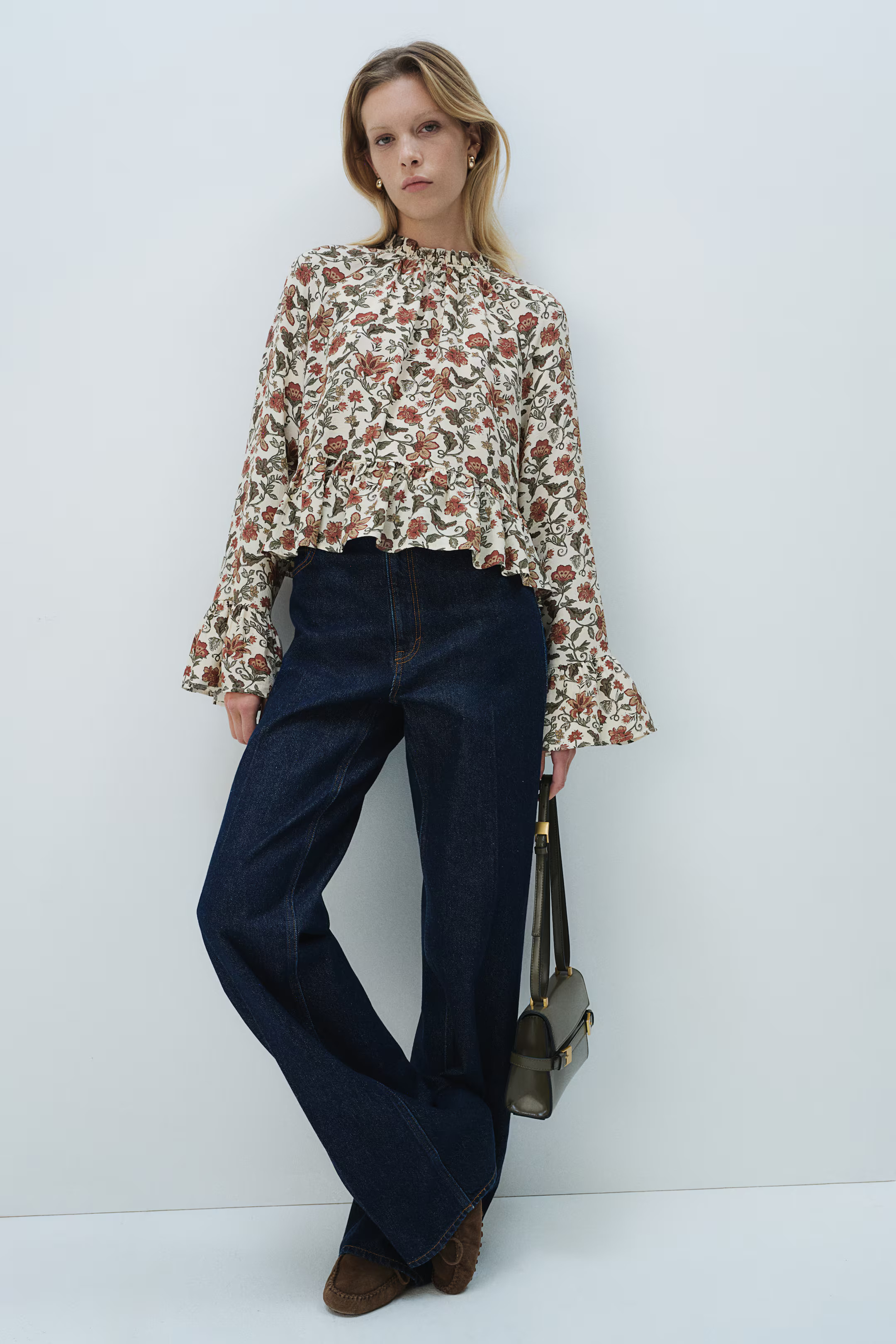 Ruffled Peplum Blouse | H&M (US + CA)