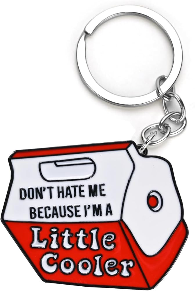 Don't Hate Me Because I'm A Little Cooler Funny Keychain for Women Men | Cute Personality Metal E... | Amazon (US)