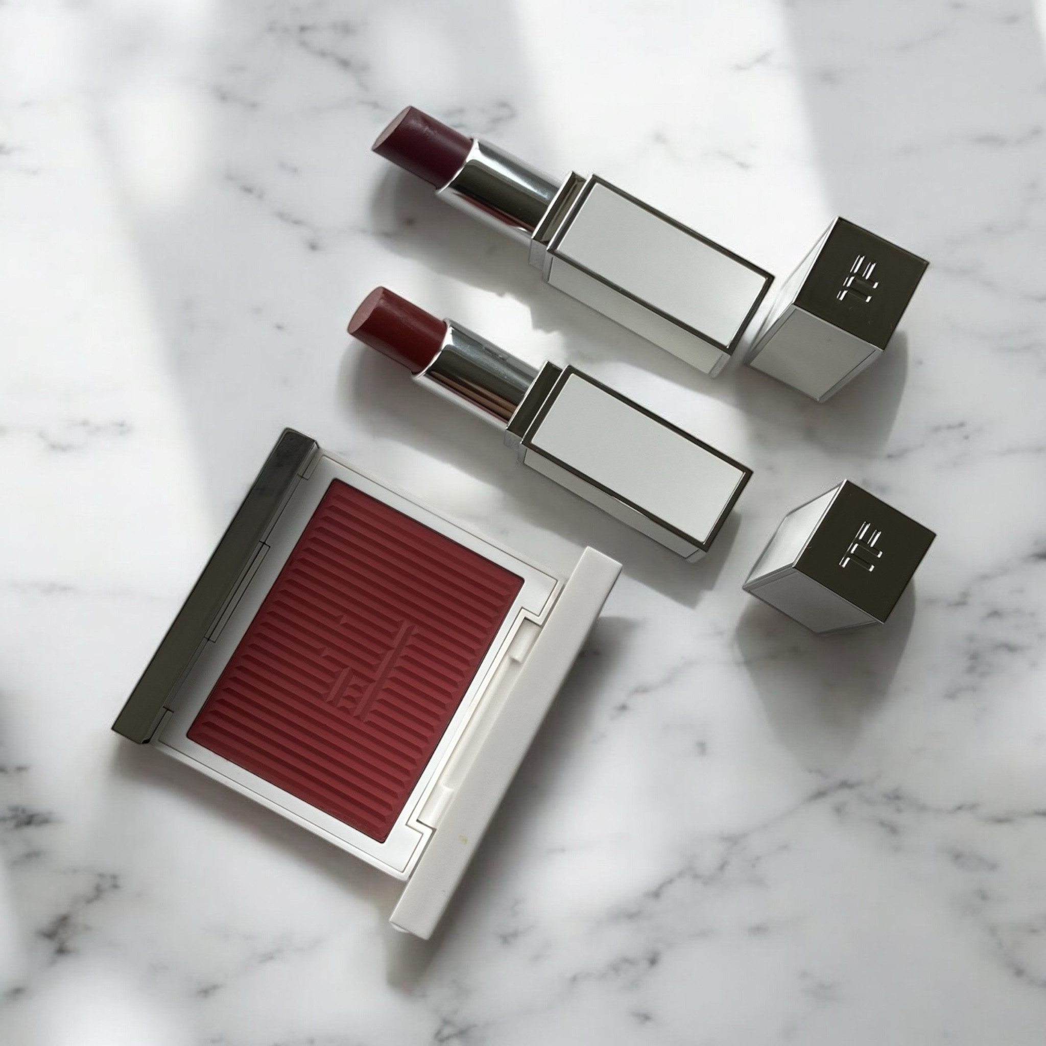 new Tom ford Holiday Soleil 2025 Makeup Collection
✨Soleil Cream Blush " 01 Alpine Blush "
✨Soleil Ultra Shine Lip Color "02 Rose D'hiver" Soleil Ultra Shine Lip Color "03 Fireside"
The blush are very lovely and beautiful. Very easy to apply even with your fingers, it can be used as lip balm as well which what I do sometimes, in my opinion this shade & the formula much more better than the other Soleil they did released before Just Gorgeous, The Soleil shine lip color is very nice and beautiful formula which i really care about it one of the best formula from Tom ford, the shades are little bit similar at least on my skin tone so keep that in mind, my favorite is 02 Rose D'hiver it is very chic and elegant also perfect for fall winter season. #tomfordbeauty

#LTKSeasonal #LTKBeauty