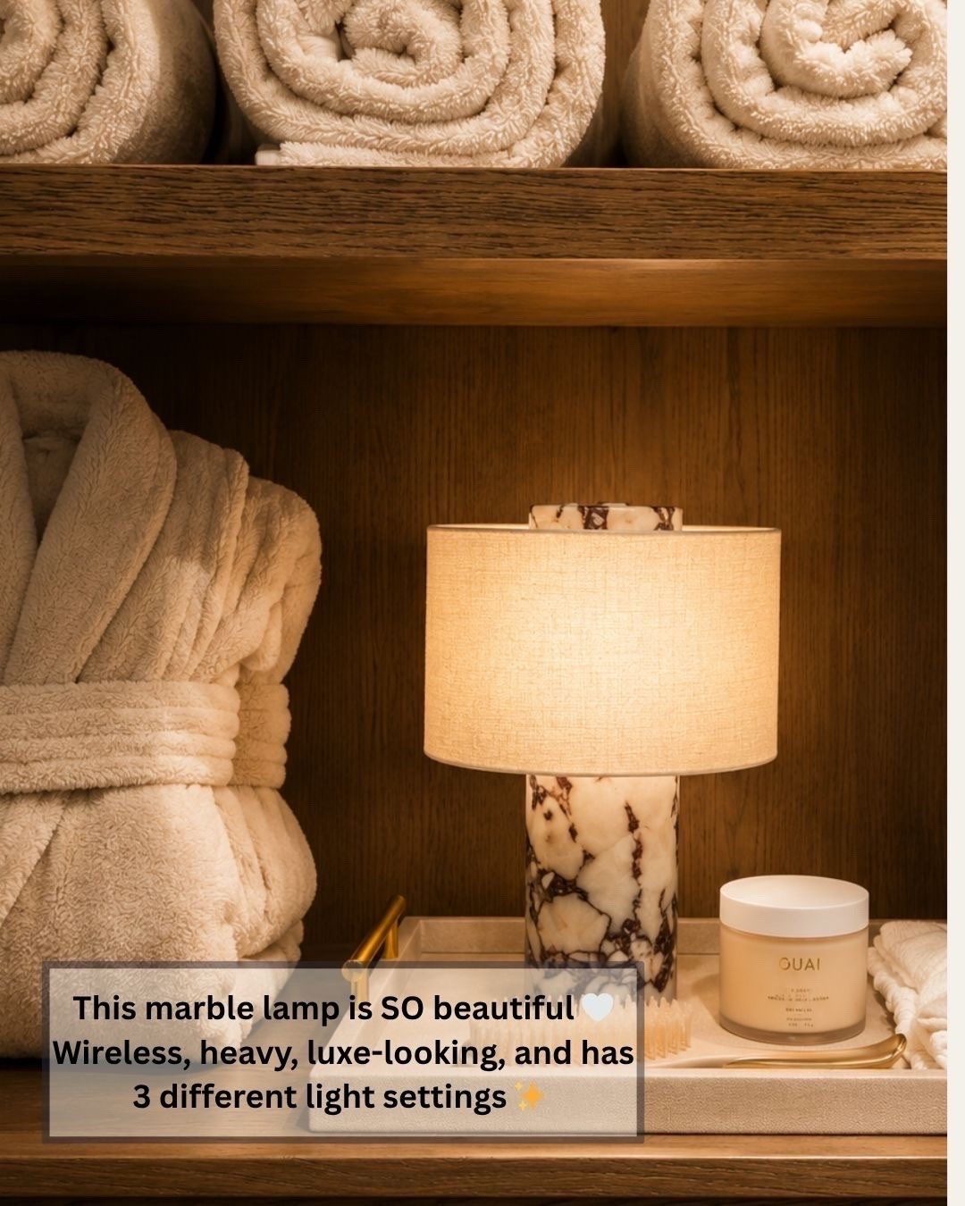 This marble lamp is so beautiful. Wireless, heavy, Lux looking, and has three different light settings.✨

Amazon affordable home decor
Interior design
Table lamp
Luxury finds
Bougie on a budget

Summerthompsonstyles ￼

#LTKSaleAlert #LTKHome #LTKU