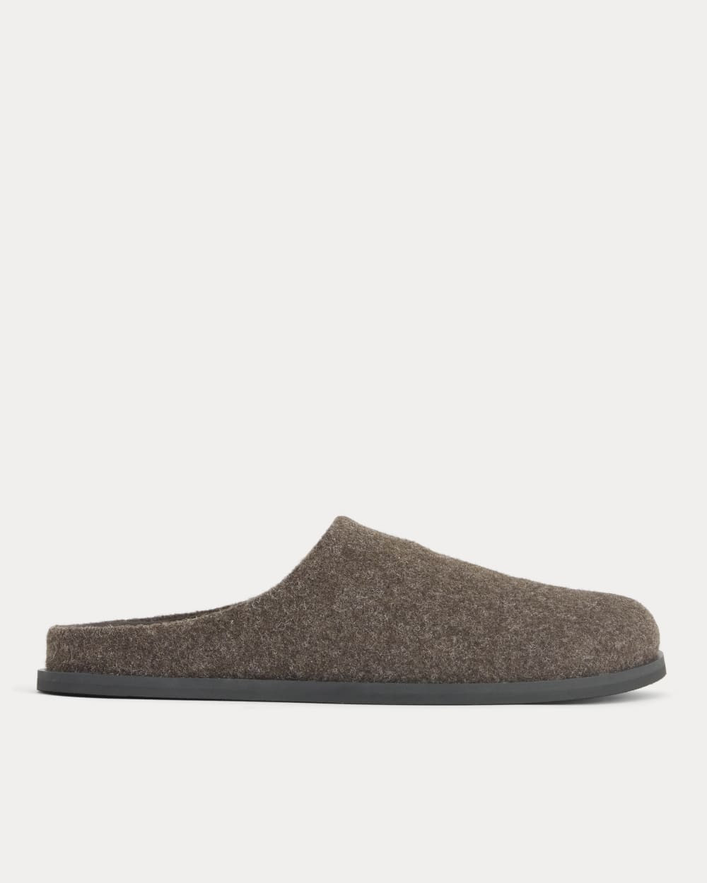 Everlane Wool Clog In Cocoa, Size 7.5, Leather/Wool | Everlane