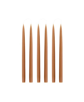 Set of 6 Danish Taper Candles, Ginger | Rebecca Udall UK