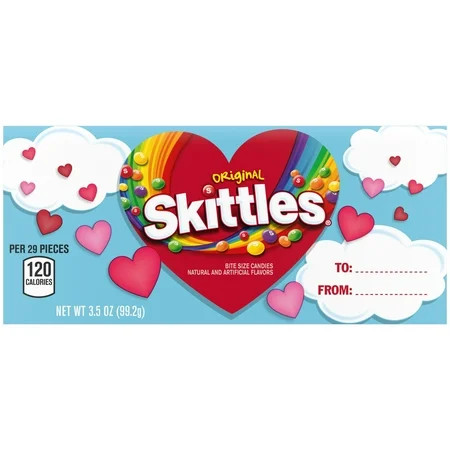 SKITTLES Original Chewy Valentines Day Candy Gift Box - 3.5 oz | Walmart (US)