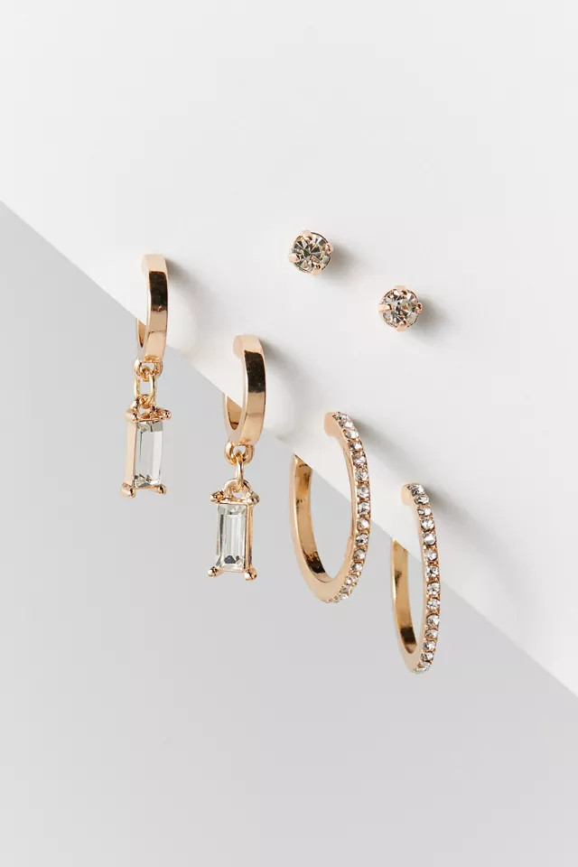 Simone Rhinestone Earring Set | Urban Outfitters (US and RoW)