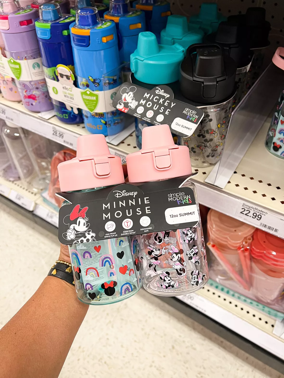 Disney Princesses 12oz Plastic Tritan Summit Kids Water Bottle With Straw -  Simple Modern : Target