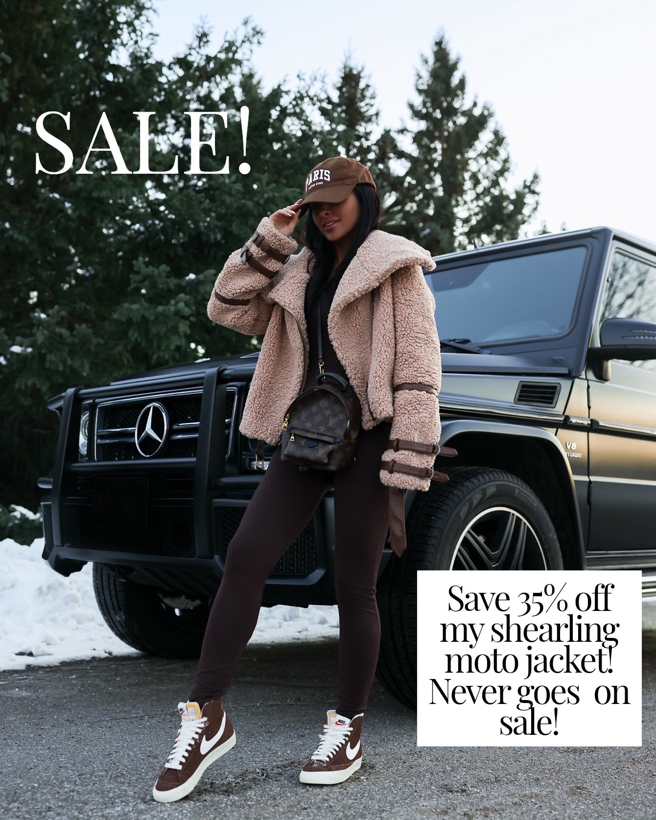 Winter sale picks 
Save 35% off my revolve shearling moto jacket!


#LTKSaleAlert #LTKPetite #LTKootd