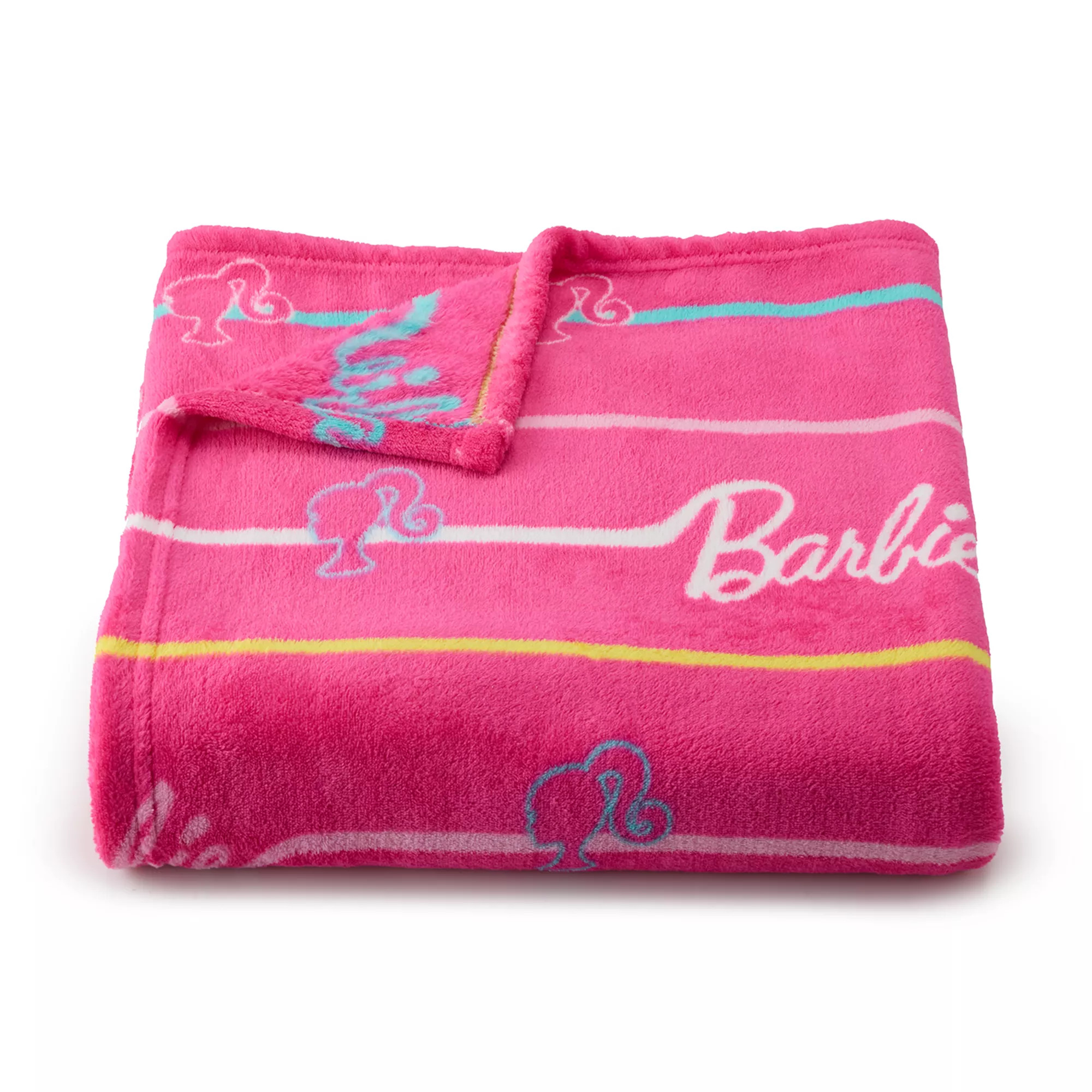 Barbie® Rainbow Logo Throw Blanket | Kohl's