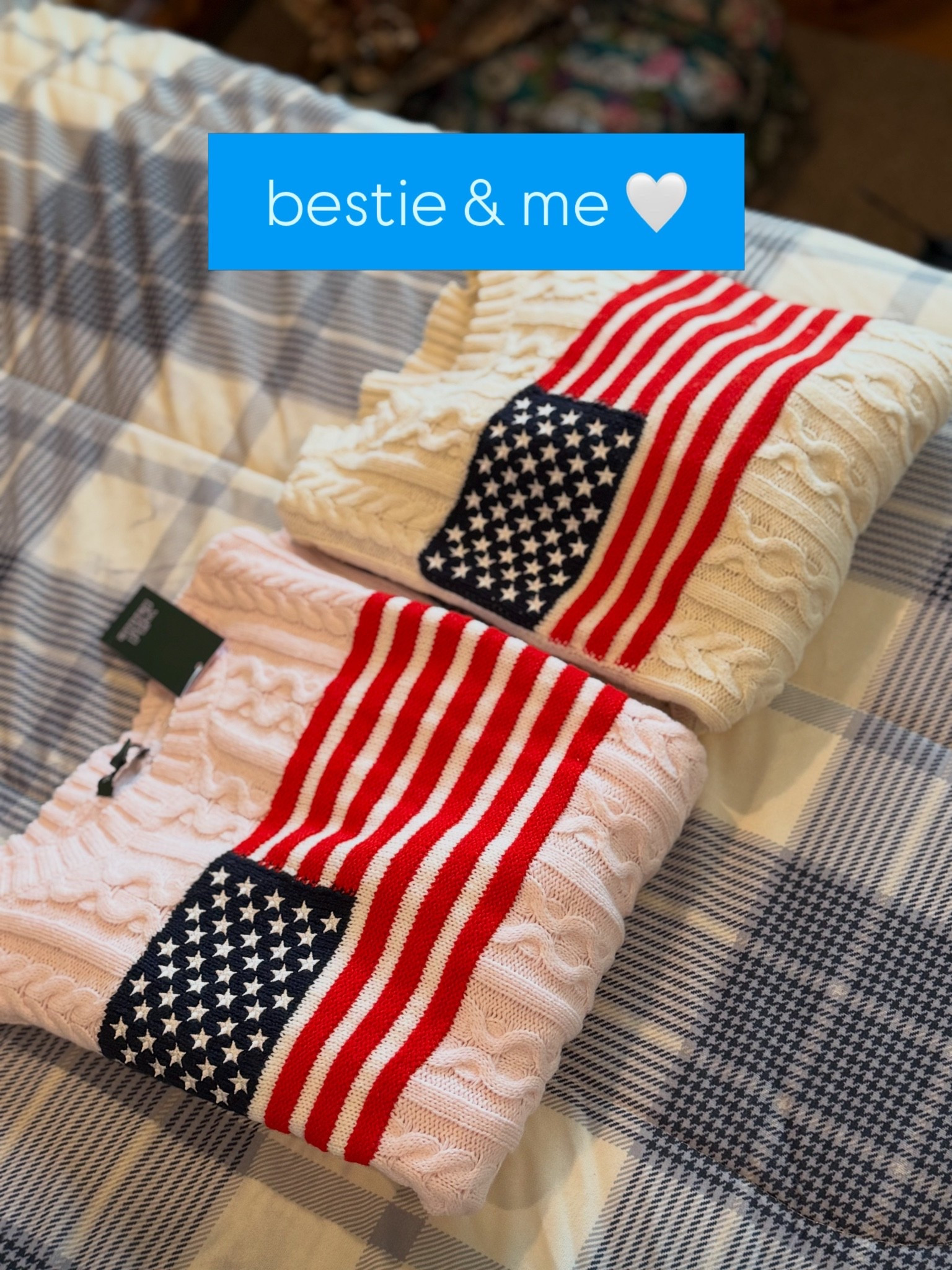 Memorial Day outfit finds 🇺🇸
Patriotic sweaters are officially back… so naturally I grabbed one for me and one for my bestie. These are too cute for summer nights, lake days, and all the holiday weekends.

#LTKPetite #LTKMidsize #LTKmomlife