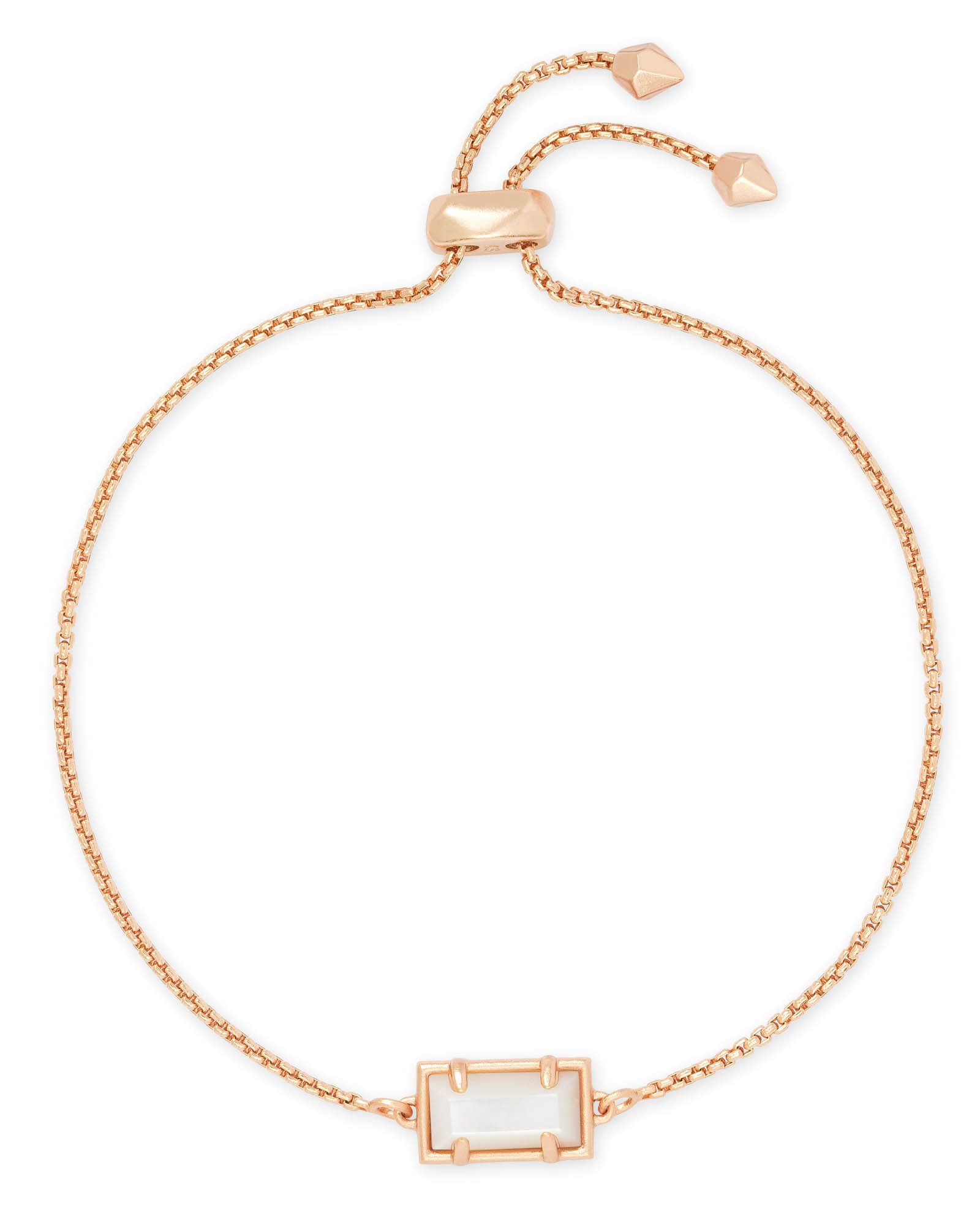 Phillipa Rose Gold Chain Bracelet in Ivory Pearl | Kendra Scott