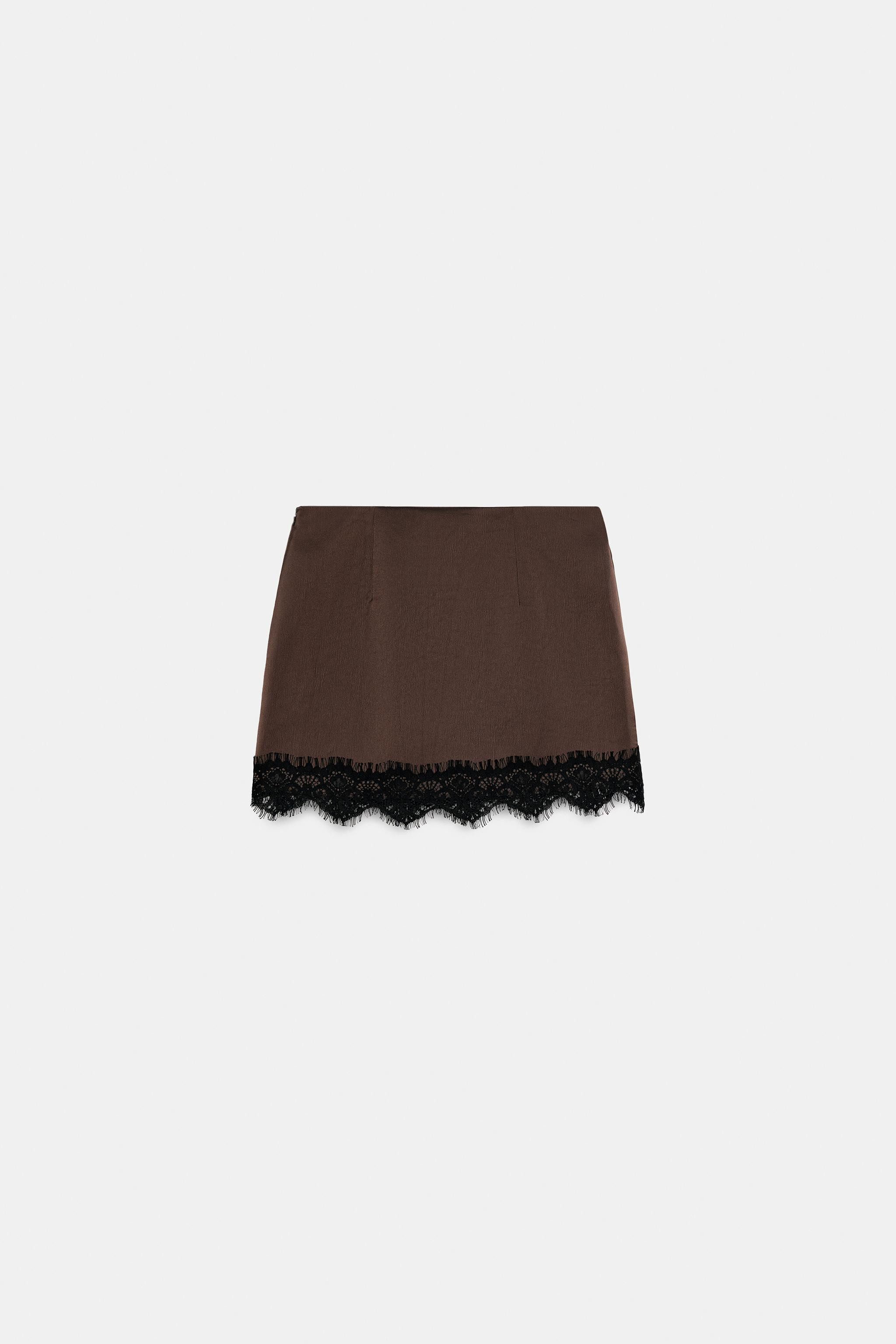 LACE TRIM SKORTS | Zara US