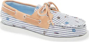 Authentic Original 2-Eye Nautical Print Boat Shoe | Nordstrom