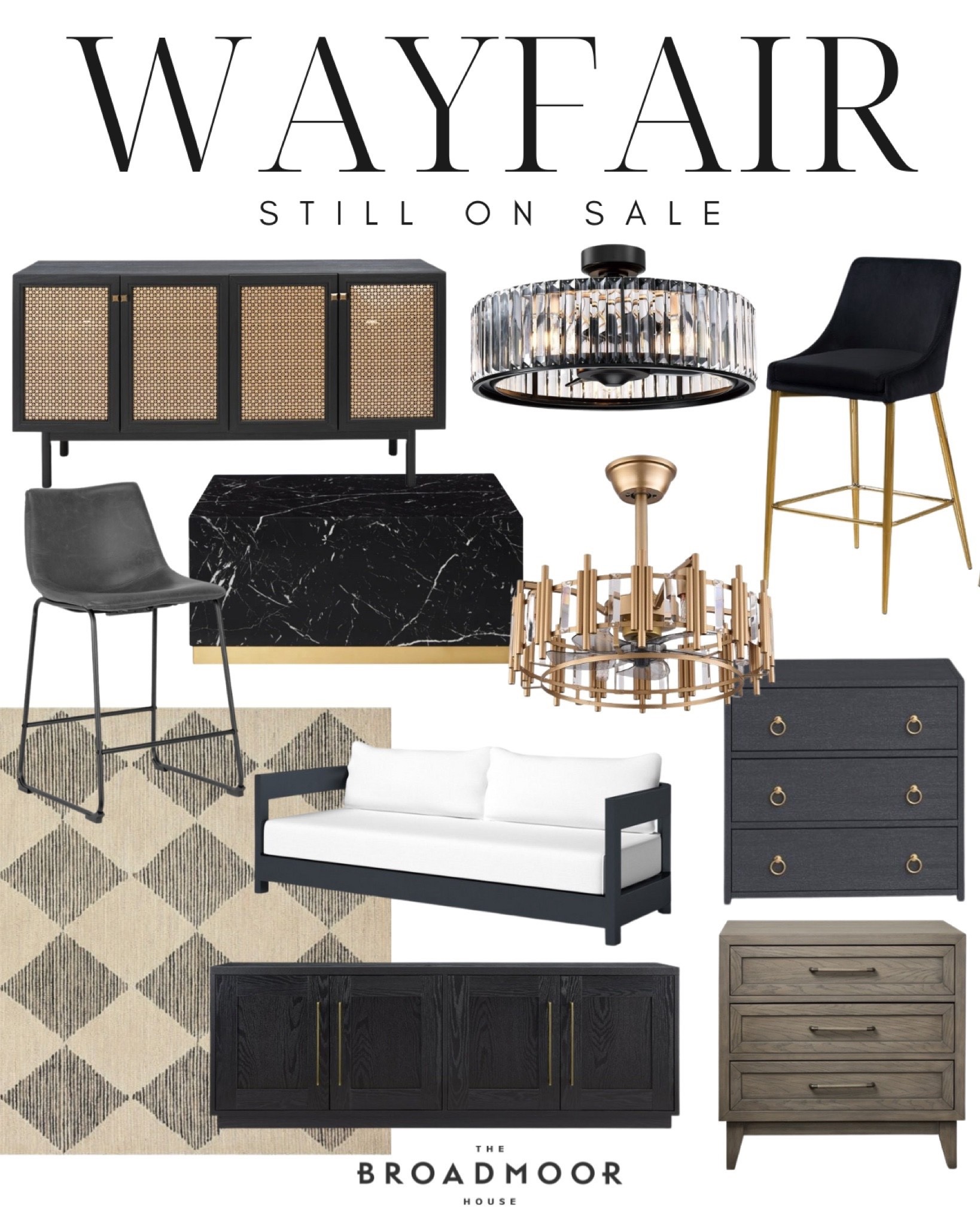 These pieces are still on sale from Wayfair sale!

Living room furniture, bedroom furniture, patio furniture, area rug, living room rug, holiday, Christmas, flush mount, bedroom fan, fandelier, Ross lighting, counter stools, barstools, black velvet, black marble, living room furniture, media console, bedroom furniture, guest room, modern, transitional,

#LTKsalealert #LTKhome #LTKstyletip