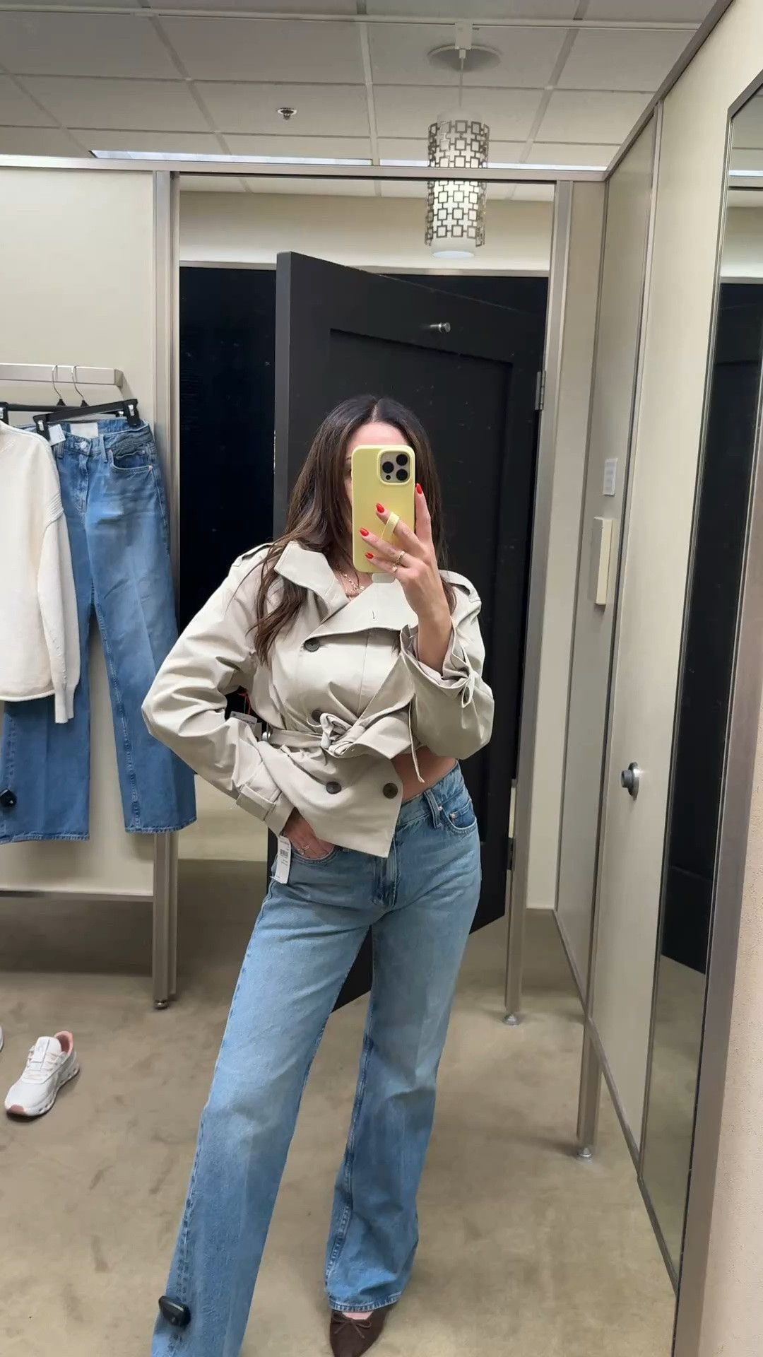 Nordstrom Anniversay sale! Mother denim and Open Edit jacket. Wearing 25 in jeans. Small in jacket

#LTKootd #LTKSaleAlert #LTKSeasonal