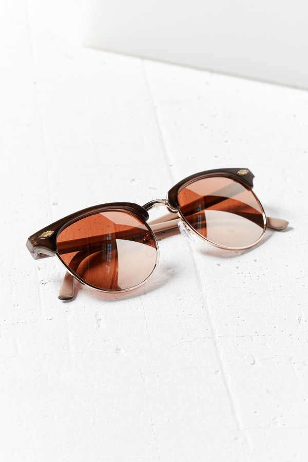 Skylar Half-Frame Sunglasses | Urban Outfitters US
