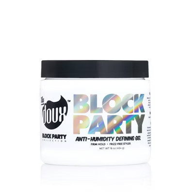 The Doux Block Party - Anti-Humidity Defining Hair Gel - 16oz: For All Hair Types, Curl Enhancer Serum | Target