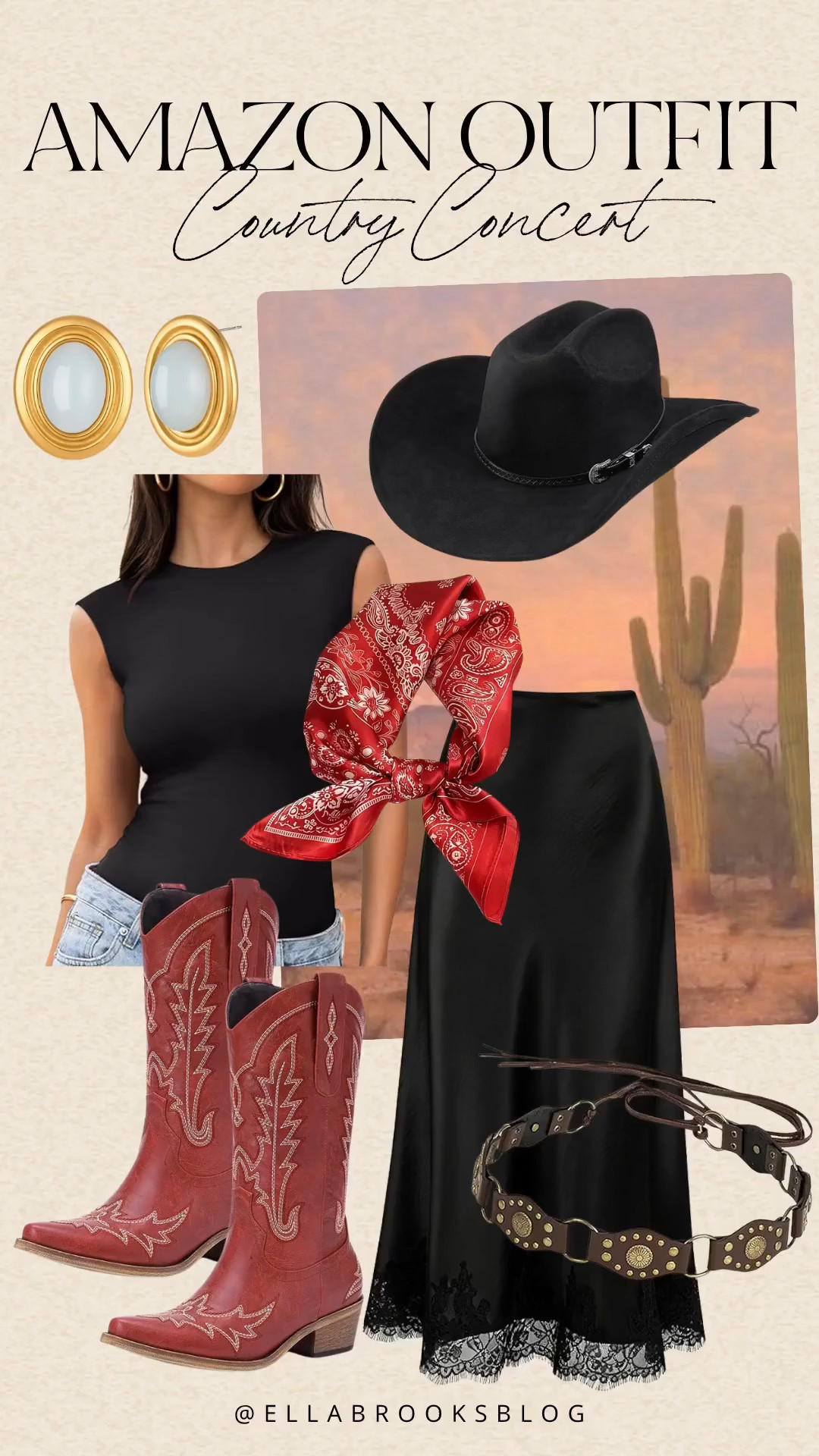 Amazon fall country concert outfit

Amazon style, fall outfit, western outfit, red boots, concert look, western hat

#LTKSeasonal #LTKootd