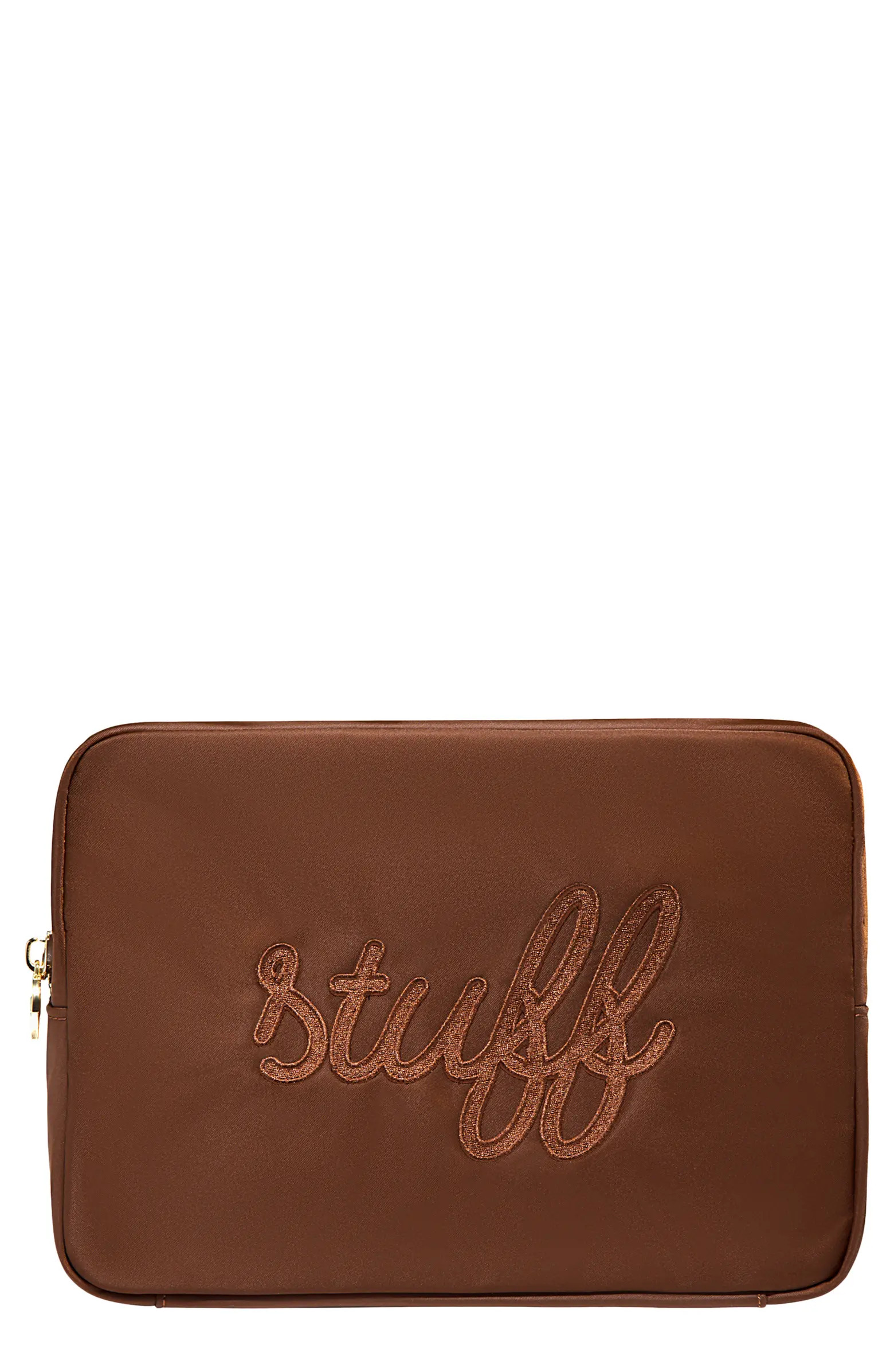 Large Stuff Embroidered Nylon Pouch | Nordstrom