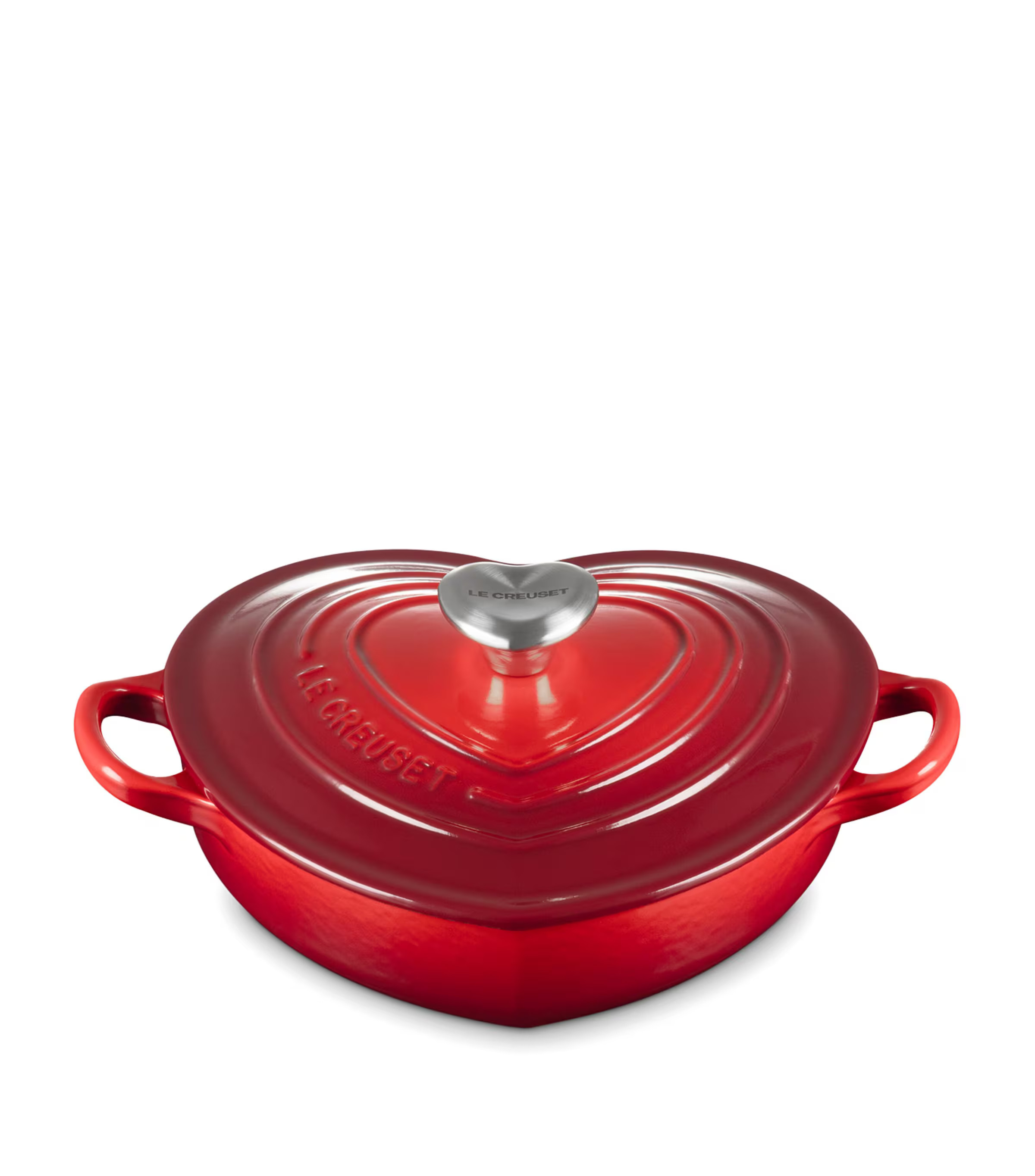Le Creuset Cast Iron Heart Shallow Casserole Dish | Harrods